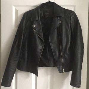 Black Faux Leather Jacket